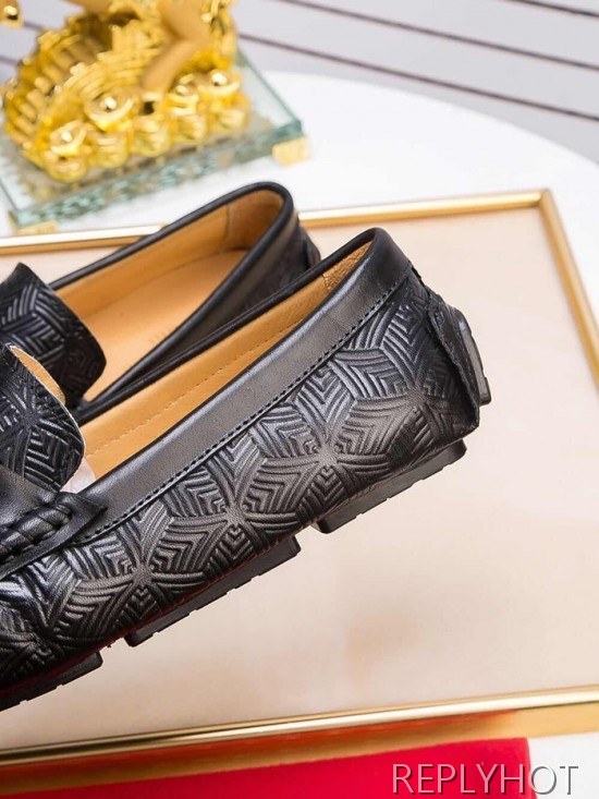 Armani 2020 Mens Leather Loafer