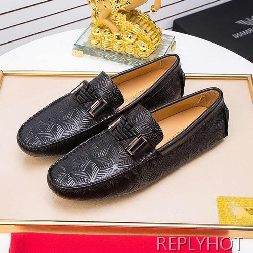 Armani 2020 Mens Leather Loafer