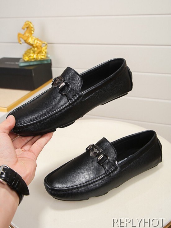 Armani 2020 Mens Leather Loafer