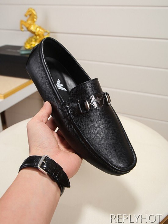 Armani 2020 Mens Leather Loafer