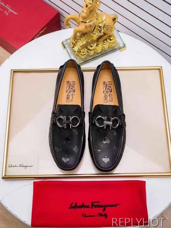 Ferragamo  2020 Mens Leather Loafer