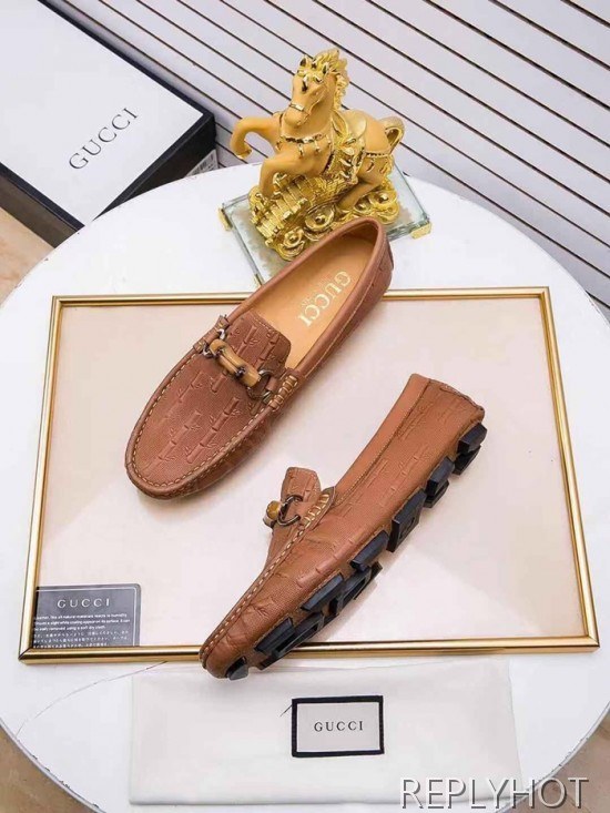 Gucci 2020 Mens Leather Loafer