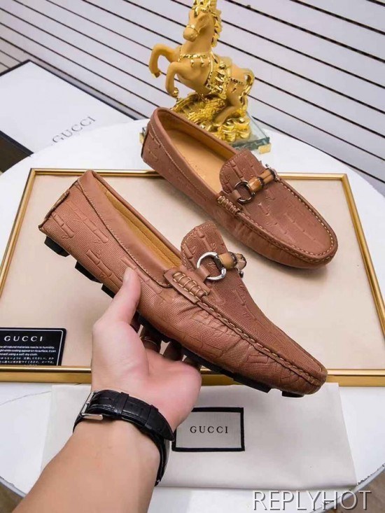 Gucci 2020 Mens Leather Loafer