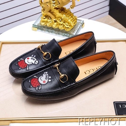 Gucci 2020 Mens Leather Loafer