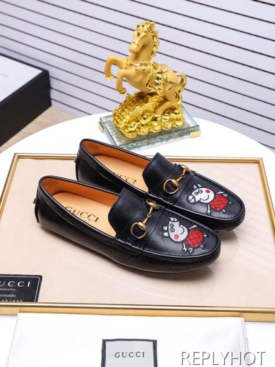Gucci 2020 Mens Leather Loafer