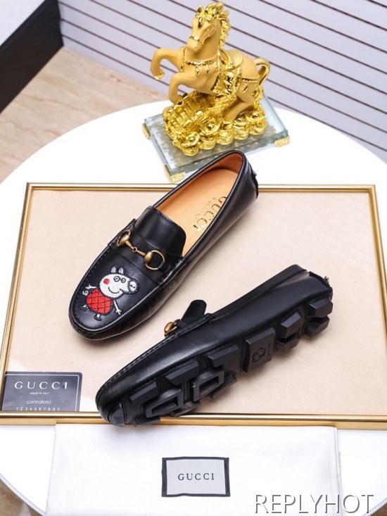 Gucci 2020 Mens Leather Loafer