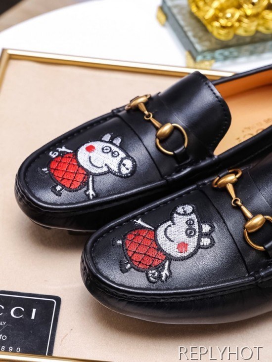 Gucci 2020 Mens Leather Loafer