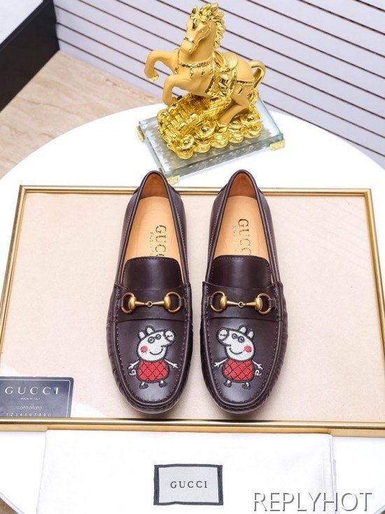 Gucci 2020 Mens Leather Loafer