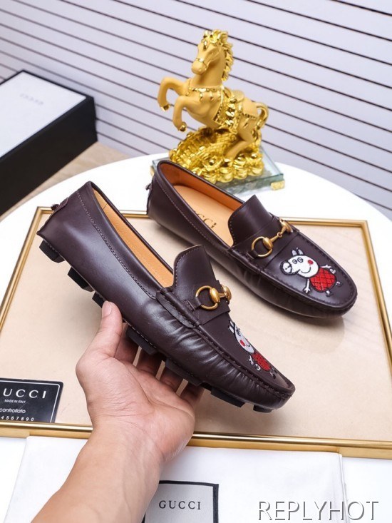 Gucci 2020 Mens Leather Loafer