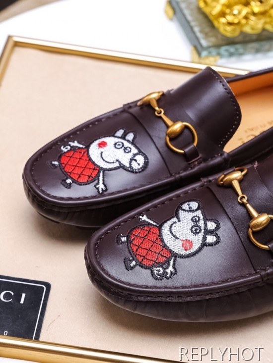 Gucci 2020 Mens Leather Loafer