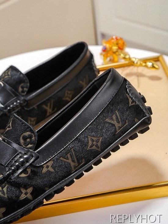 Louis Vuitton 2020 Mens Horse Fur Loafer