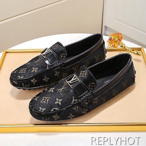 Louis Vuitton 2020 Mens Horse Fur Loafer