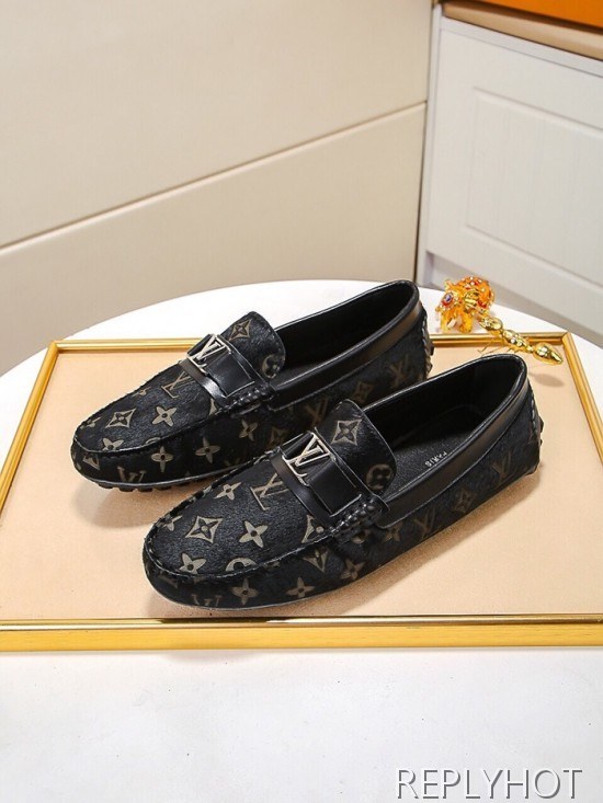Louis Vuitton 2020 Mens Horse Fur Loafer