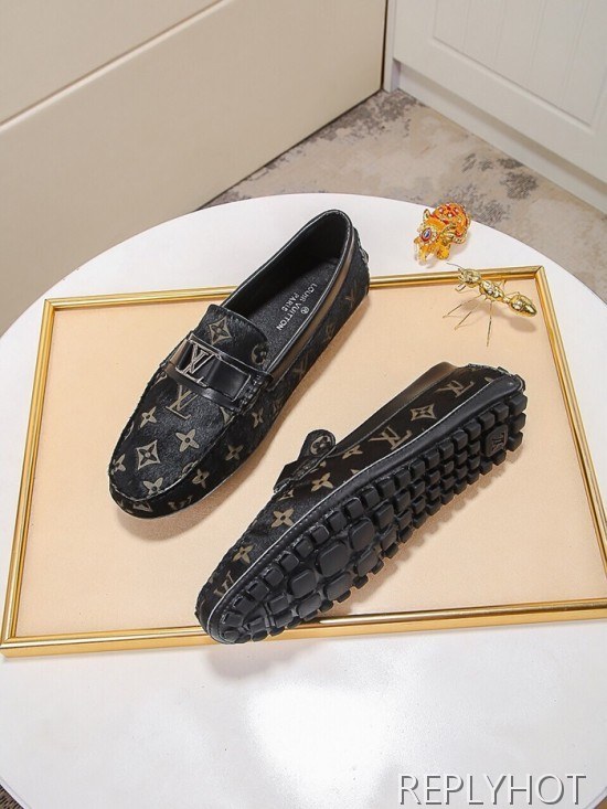 Louis Vuitton 2020 Mens Horse Fur Loafer