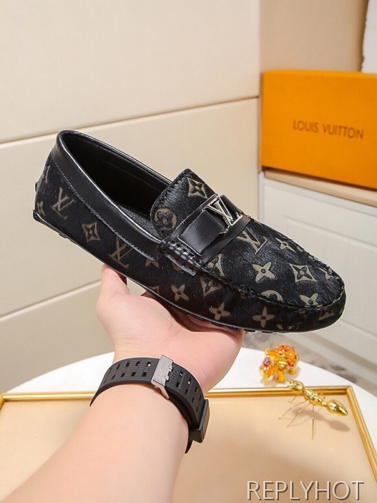 Louis Vuitton 2020 Mens Horse Fur Loafer