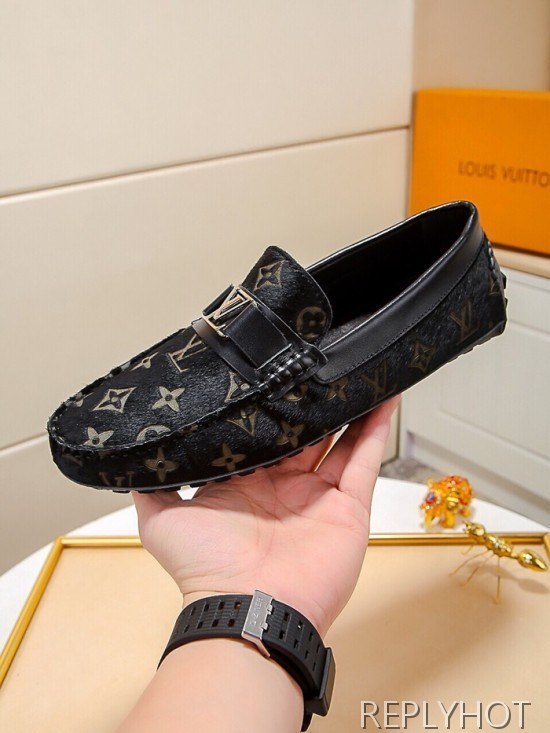 Louis Vuitton 2020 Mens Horse Fur Loafer