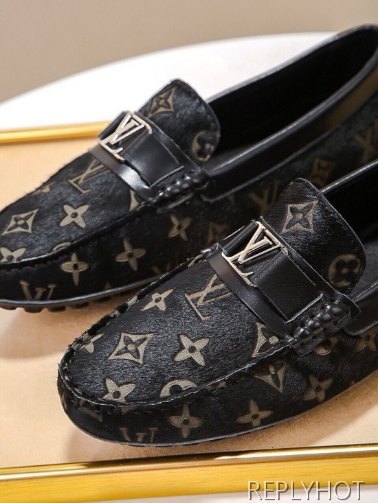 Louis Vuitton 2020 Mens Horse Fur Loafer
