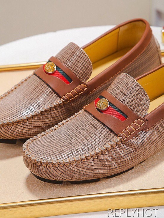 Gucci 2020 Mens Leather Loafer