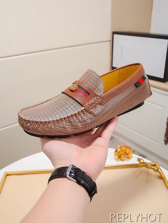 Gucci 2020 Mens Leather Loafer