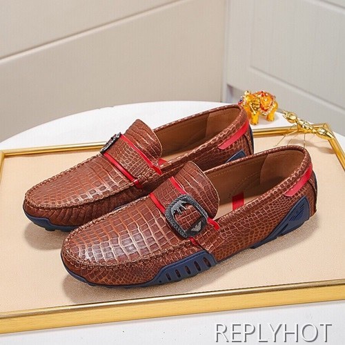 Armani 2020 Mens Leather Loafer