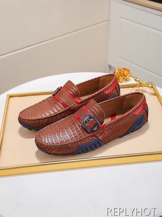 Armani 2020 Mens Leather Loafer