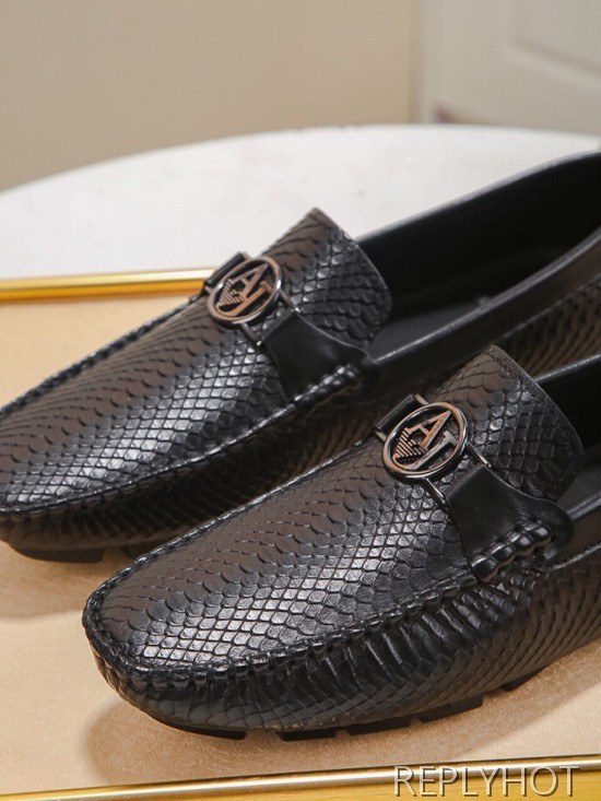 Armani 2020 Mens Leather Loafer