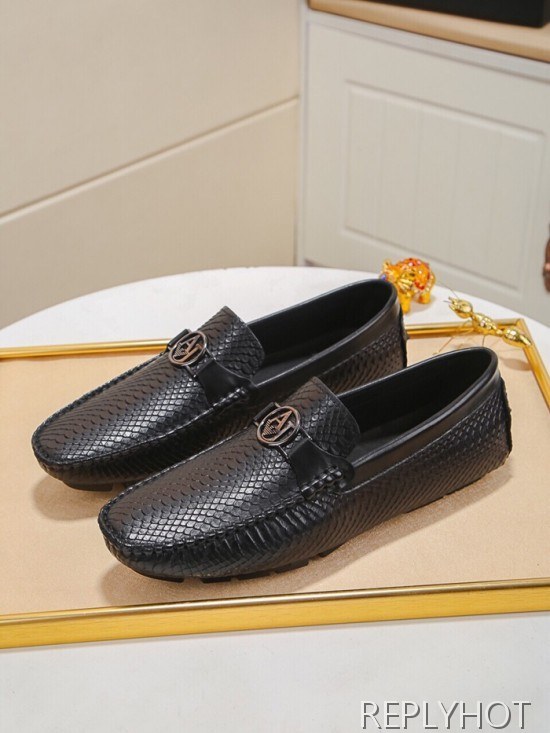 Armani 2020 Mens Leather Loafer