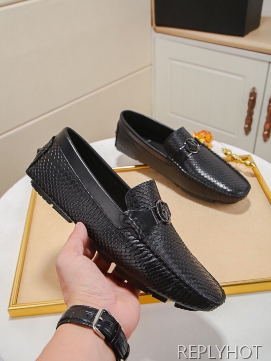 Armani 2020 Mens Leather Loafer