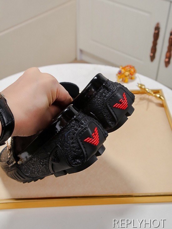 Armani 2020 Mens Leather Loafer