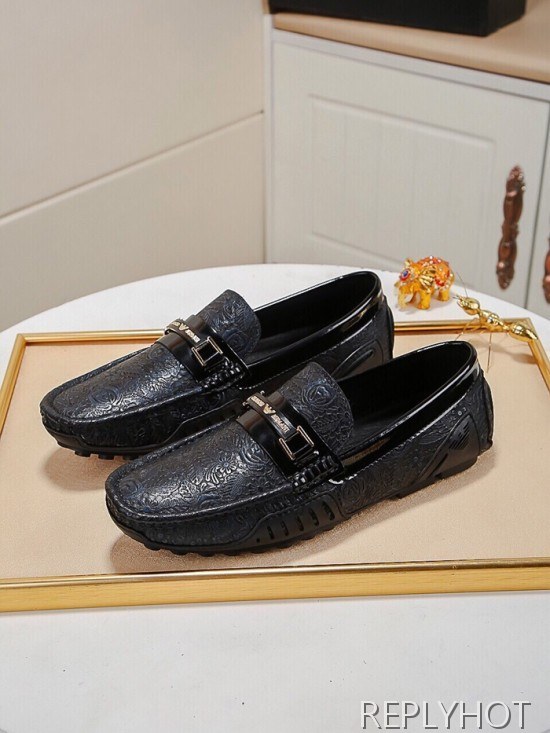 Armani 2020 Mens Leather Loafer