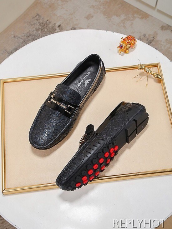 Armani 2020 Mens Leather Loafer