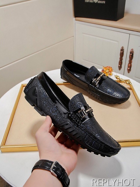 Armani 2020 Mens Leather Loafer