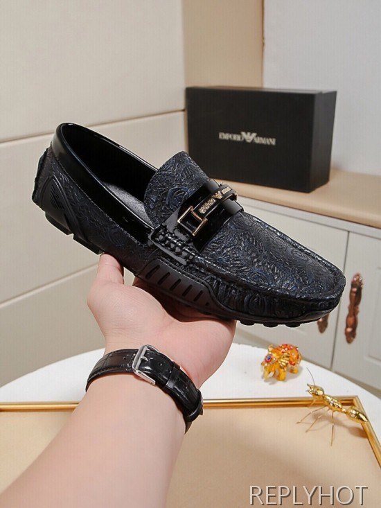 Armani 2020 Mens Leather Loafer
