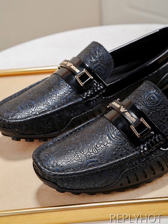 Armani 2020 Mens Leather Loafer