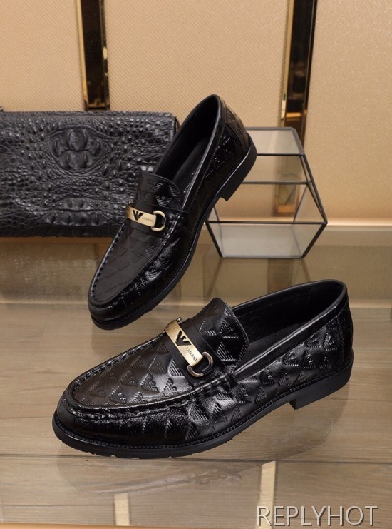 Armani 2020 Mens Leather Loafer