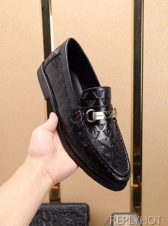Armani 2020 Mens Leather Loafer