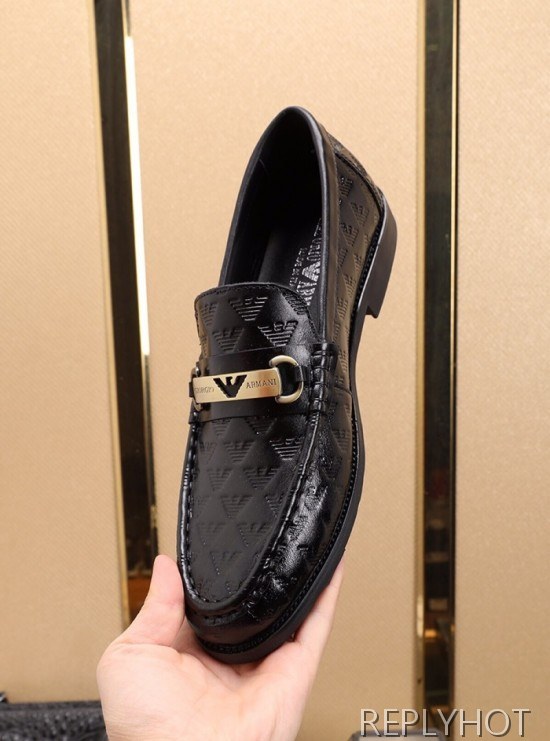 Armani 2020 Mens Leather Loafer