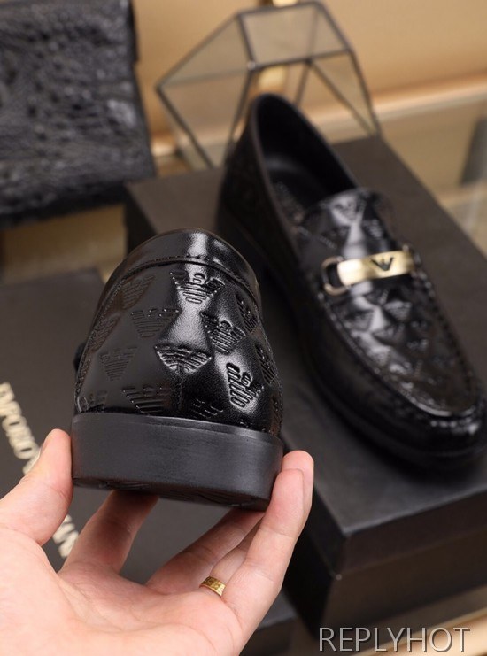 Armani 2020 Mens Leather Loafer