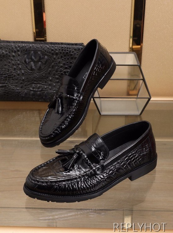 Ferragamo  2020 Mens Leather Loafer