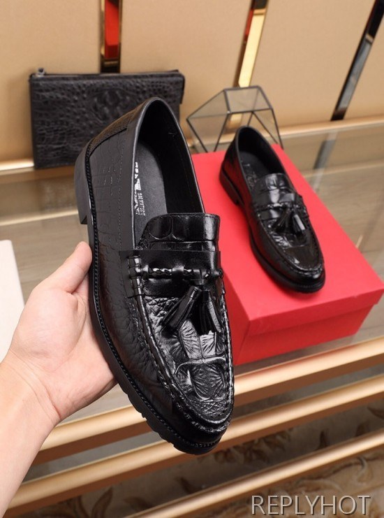 Ferragamo  2020 Mens Leather Loafer