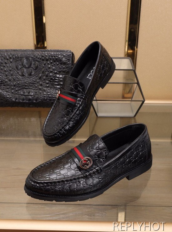 Gucci 2020 Mens Leather Loafer