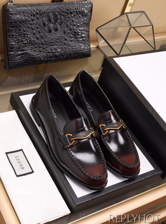 Gucci 2020 Mens Leather Loafer
