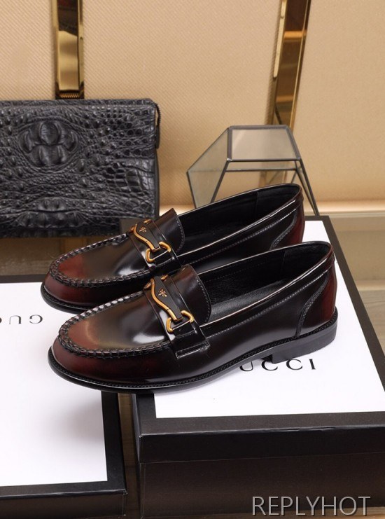 Gucci 2020 Mens Leather Loafer