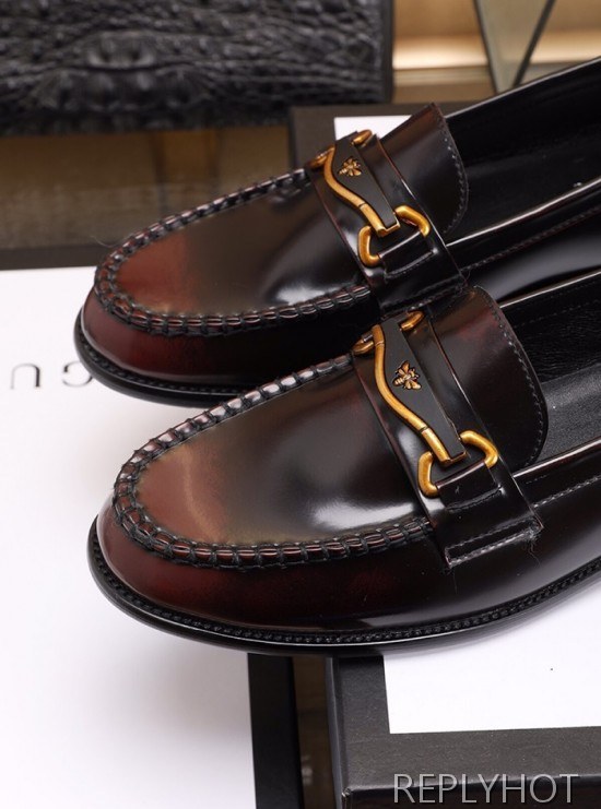Gucci 2020 Mens Leather Loafer