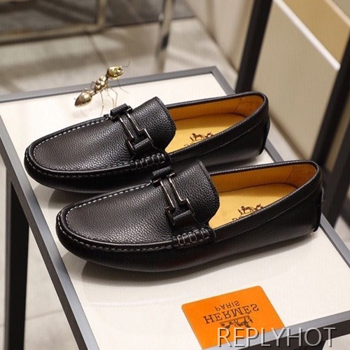 Hermes 2020 Mens Leather Loafer