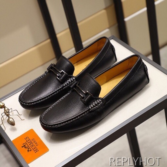 Hermes 2020 Mens Leather Loafer