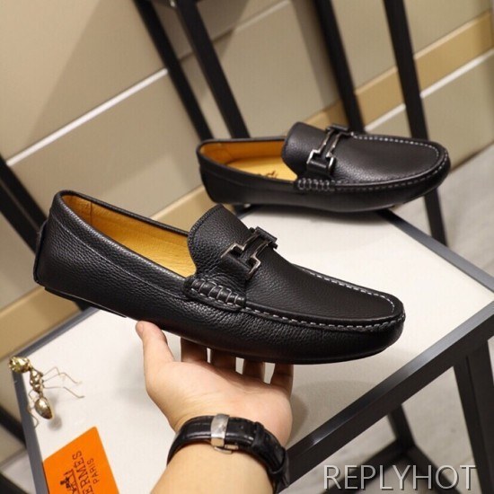 Hermes 2020 Mens Leather Loafer