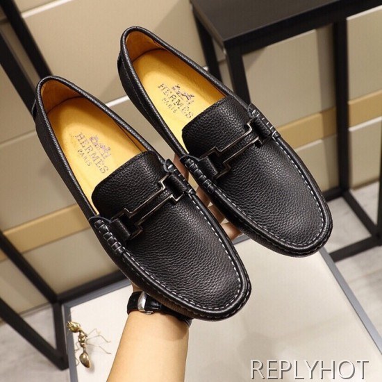 Hermes 2020 Mens Leather Loafer