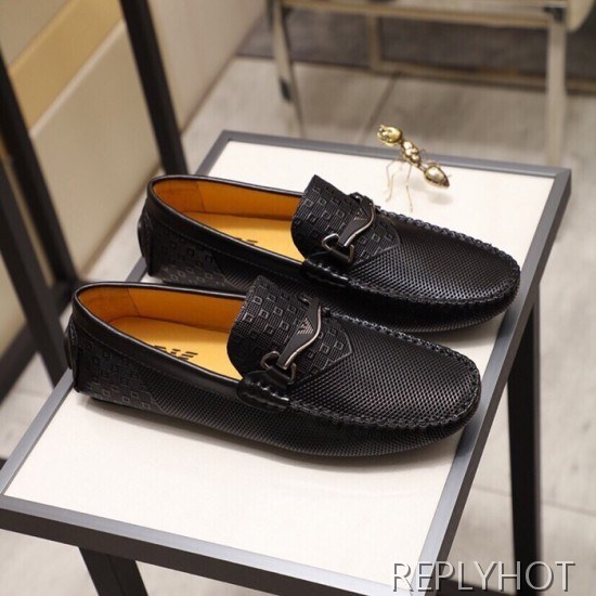 Armani 2020 Mens Leather Loafer