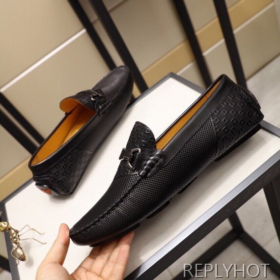 Armani 2020 Mens Leather Loafer